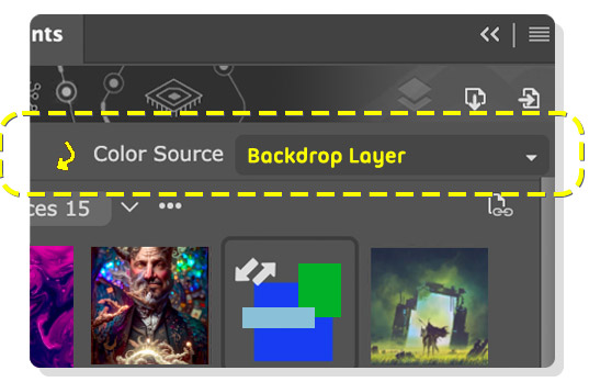 MagicTints for Adobe CC & Desktop: Use any other layer as color source