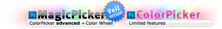 MagicPicker, a full version is ColorPicker advanced + Color wheel and ColorPicker, is a 15-days free trial MagicPicker, a full version is ColorPicker advanced + Color wheel and ColorPicker, is a 15-days free trial