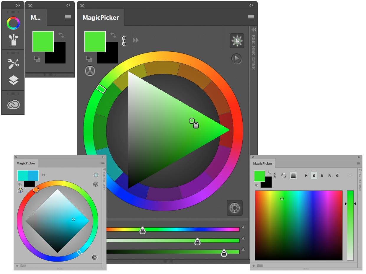 color wheel picker adobe