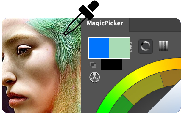Realtime color preview update with MagicPicker in Photoshop