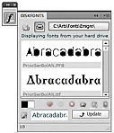 DiskFonts Font Manager and Viewer screenshot