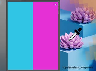 MagicPicker comparing two colors sampled from artwork