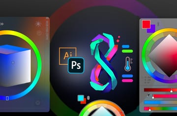 MagicPicker color-wheel modes for Photoshop and Illustrator