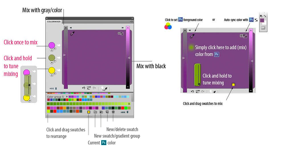 mixcolors color mixer for photoshop cs5