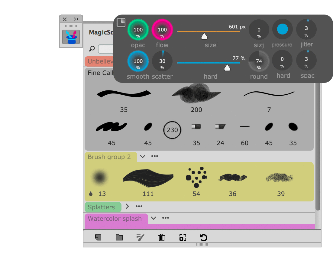 Drag and Drop Color Swatches in Photoshop